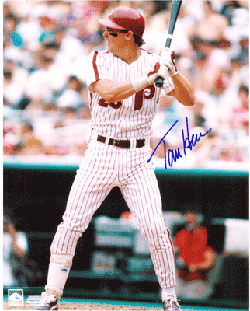 AUTOGRAPHED  TOM HERR 8x10 Philadelphia Phillies Photo