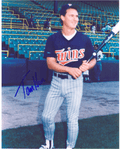AUTOGRAPHED TOM HERR - Minnesota Twins photo