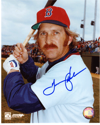 AUTOGRAPHED TOMMY HELMS 8x10 Boston Red Sox photo