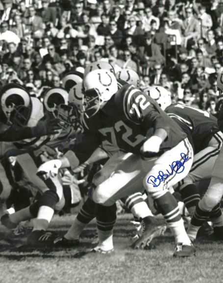 AUTOGRAPHED BOB VOGEL 8x10 Baltimore Colts Photo