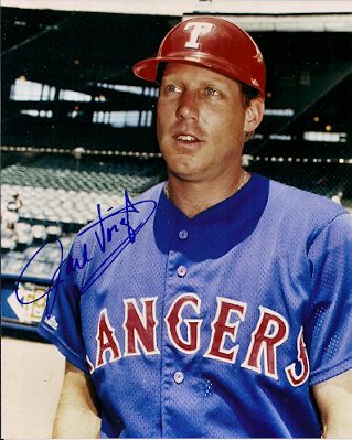 AUTOGRAPHED  photo JACK VOIGHT Texas Rangers