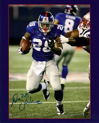 Autographed DANNY WARE New York Giants photo