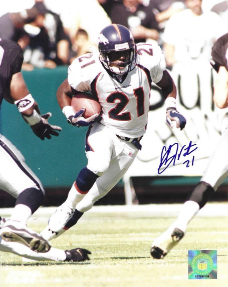 Autographed CHRIS WATSON 8X10 Denver Broncos Photo