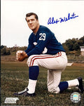 Autographed ALEX WEBSTER New York Giants photo