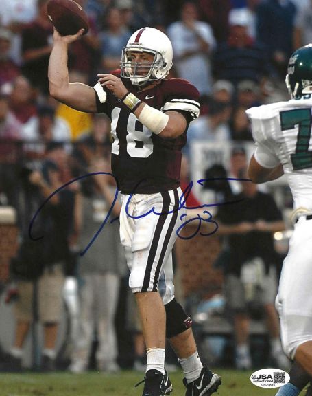 Autographed JASON WHITE 8x10 Oklahoma University Photo JSA