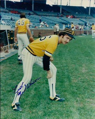 AUTOGRAPHED ED WHITSON 8x10 Pittsburgh Pirates Photo