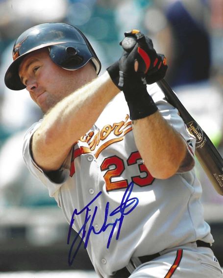 AUTOGRAPHED TY WIGGINTON 8x10 Baltimore Orioles Photo