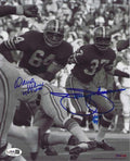 Autographed DAVE WILCOX & JIMMY JOHNSON 8X10 San Francisco 49'ers Photo JSA