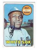 Autographed WALT WILLIAMS Chicago White Sox 1969 Topps Card