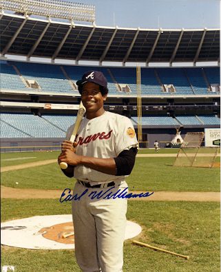 AUTOGRAPHED  EARL WILLIAMS 8x10 Atlanta  Braves