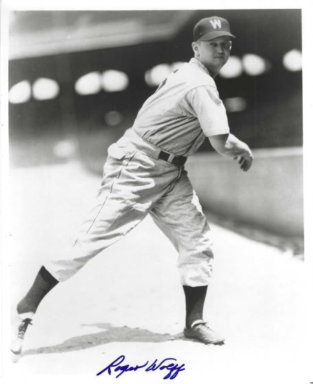 AUTOGRAPHED ROGER WOLFF 8X10 Washington Senators Photo