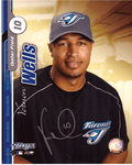 SIGNED photo VERNON WELLS #2 Toronto Blue Jays