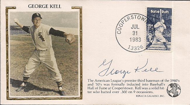 Autographed GEORGE KELL Cachet Cover