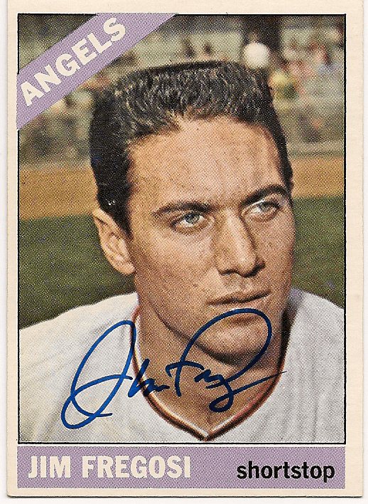 Autographed JIM FREGOSI 1966 Topps Card