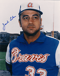 AUTOGRAPHED SIGNED photo JACK AKER Atlanta  Braves
