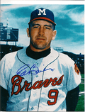 AUTOGRAPHED  photo ED BAILEY Milwaukee Braves