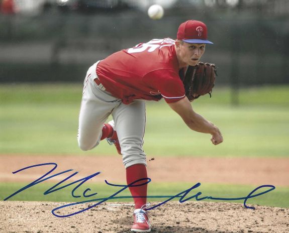 AUTOGRAPHED MICK ABEL 8X10 Philadelphia Phillies photo