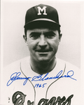AUTOGRAPHED  photo JOHNNY BLANCHARD Atlanta Braves