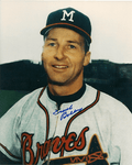 AUTOGRAPHED  photo FRANK BOLLING Milwaukee Braves