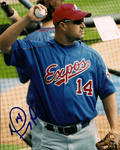 AUTOGRAPHED   MANNY ACTA Montreal Expos Photo