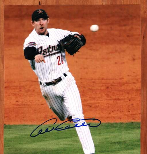 AUTOGRAPHED ADAM EVERETT 8X10 Houston Astros Photo