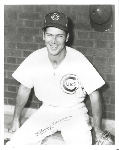 AUTOGRAPHED BOBBY ADAMS 8X10 Chicago Cubs Photo