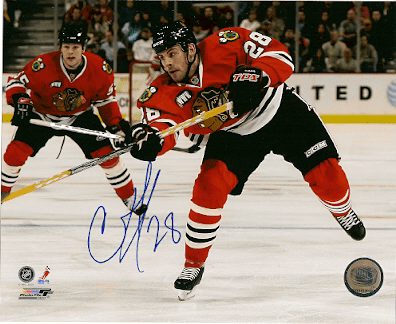 Autographed CRAIG ADAMS Photo - Blackhawks