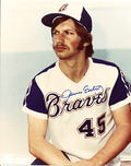 AUTOGRAPHED  photo JAMIE EASTERLY Atlanta Braves