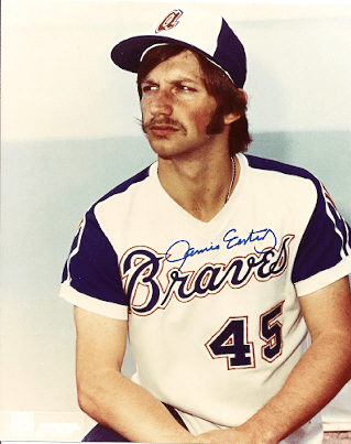 AUTOGRAPHED  photo JAMIE EASTERLY Atlanta Braves