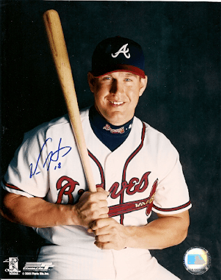 AUTOGRAPHED  photo WES HELMS Atlanta Braves