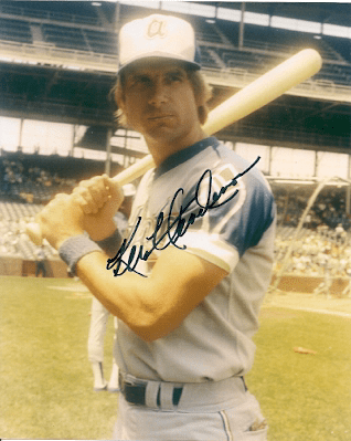 AUTOGRAPHED  photo KEN HENDERSON Atlanta Braves