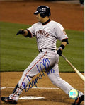 AUTOGRAPHED  EDGARDO ALFONZO 8x10 San Francisco Giants Photo
