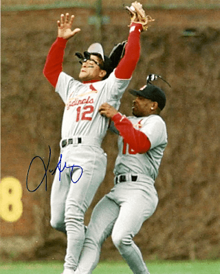 AUTOGRAPHED photo LUIS ALICEA Cardinals
