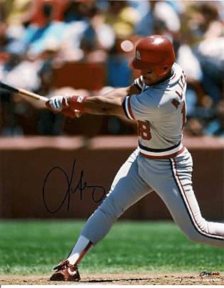 AUTOGRAPHED LUIS ALICEA St. Louis Cardinals photo