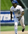 AUTOGRAPHED SIGNED photo LUIS ALICEA  KC Royals