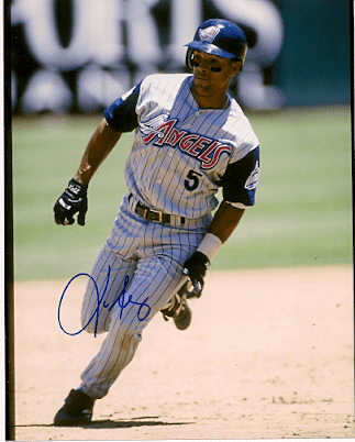 AUTOGRAPHED  photo LUIS ALICEA Angels