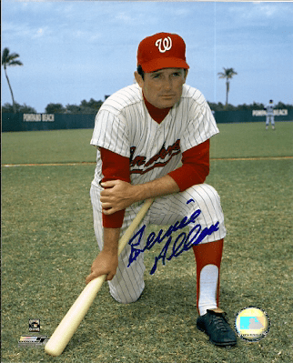 AUTOGRAPHED photo BERNIE ALLEN Washington Senators