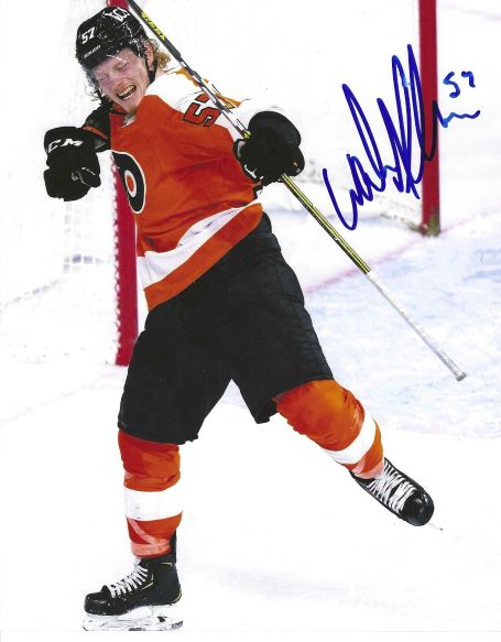 Autographed WADE ALLISON 8X10 Philadelphia Flyers Photo
