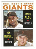 Autographed JESUS ALOU San Francisco Giants 1964 Topps Card