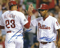 AUTOGRAPHED AARON ALTHERR & NICK WILLIAMS 8X10 Philadelphia Phillies Photo