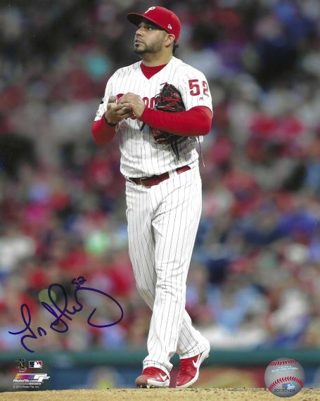 AUTOGRAPHED JOSE ALVAREZ 8X10 Philadelphia Phillies Photo