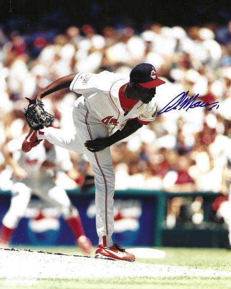 AUTOGRAPHED  ALVIN MORMAN 8x10 Cleveland Indians Photo