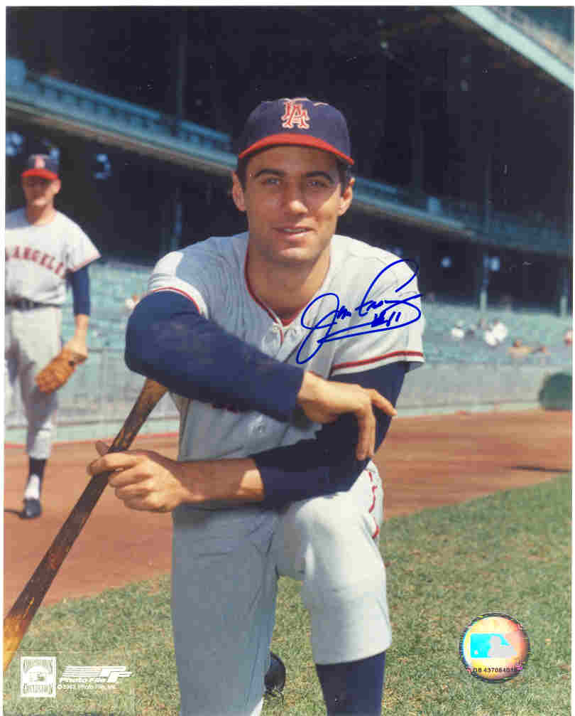 AUTOGRAPHED JIM FREGOSI 8x10 California Angels photo