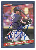 Autographed ANDRE THORNTON Cleveland Indians 1986 Donruss Card
