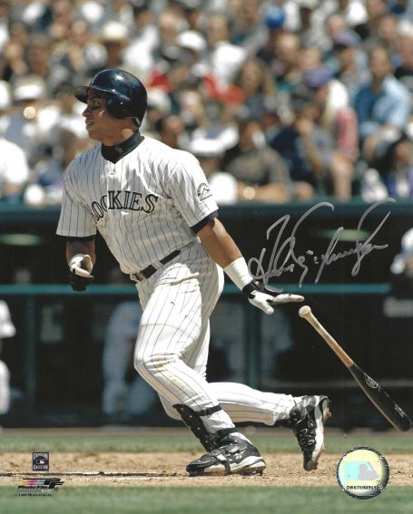 AUTOGRAPHED ANDRES GALARRAGA 8X10 Colorado Rockies Photo