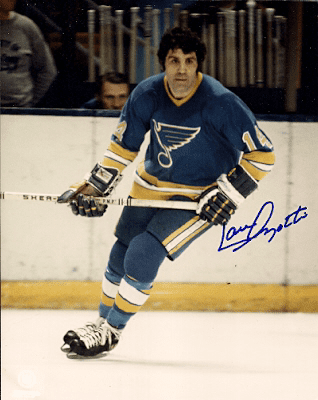 Autographed LOU ANGOTTI 8x10 St. Louis Blues Photo