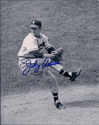 AUTOGRAPHED JOHNNY ANTONELLI Milwaukee  Braves