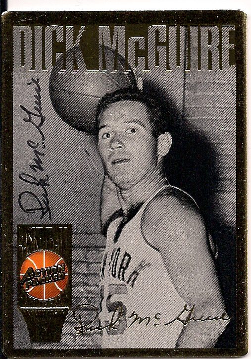 Autographed 1994 Action Packed DICK MCGUIRE card