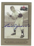 Autographed LUIS APARICIO Chicago White Sox 2002 FLEER FALL CLASSIC CARD