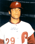 AUTOGRAPHED 8x10 MANNY MUNIZ  Philaldelphia Phillies Photo
